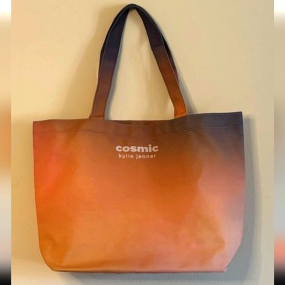 Kylie Jenner “Cosmic” Orange and Blue Women's Tote Bag
